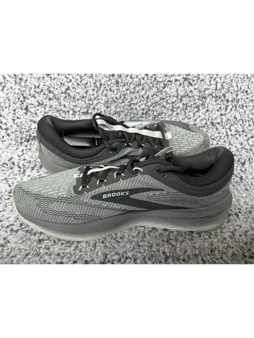 Brooks Revel 7 Running Shoes Mens 12 Gray Black Neutral Run Walk Preowned